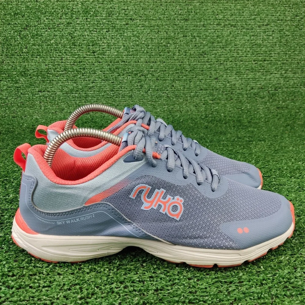 Ryka Walking Shoes Womens 7.5W Blue Sky Walk‎ Rush Athletic Sneakers Breathable